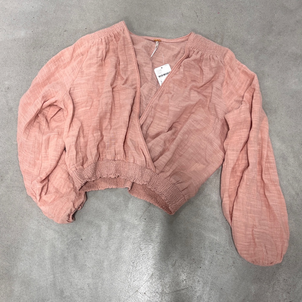 Free People crossover blouse